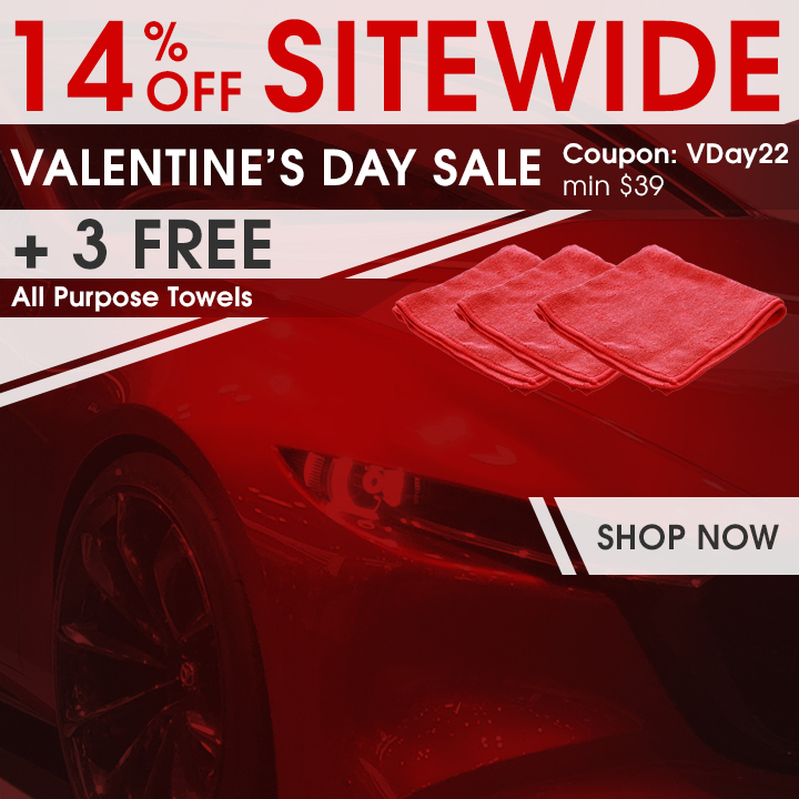 14% Off Sitewide + 3 Free All Purpose Towels Valentine's Day Sale - Coupon VDay22 - Min $39 - Shop Now