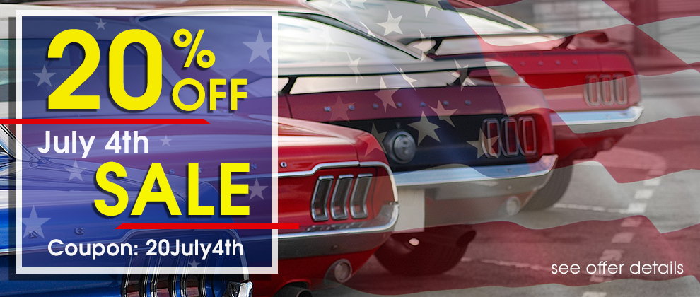 20% Off July 4th Sale - Coupon 20July4th - see offer details