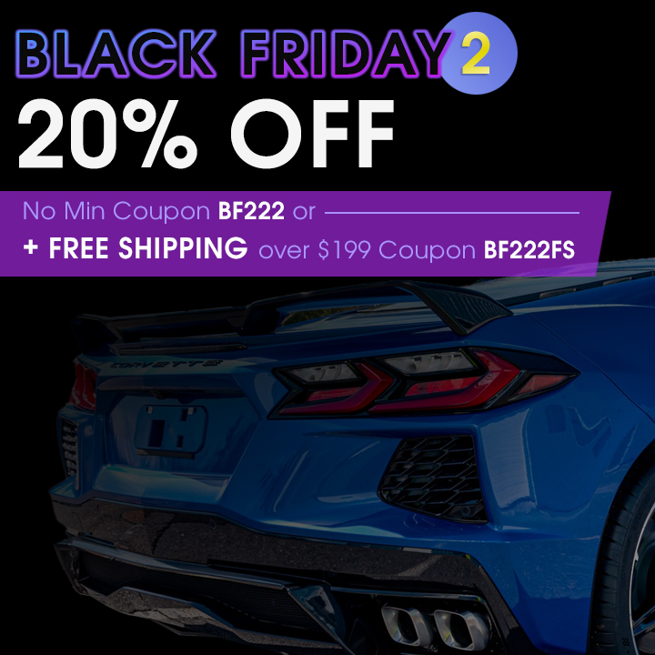 Black Friday 2 - 20% Off No Min Coupon BF222 or + Free Shipping Over $199 Coupon BF222FS