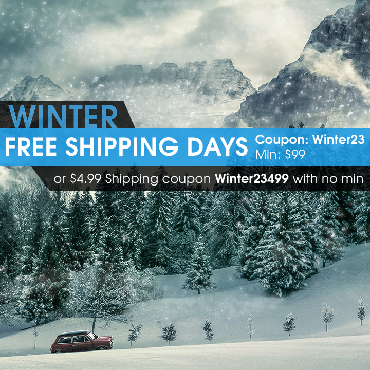 Winter Free Shipping Days Coupon Winter23 Over $99 or $4.99 Shipping w/No Min Coupon Winter23499