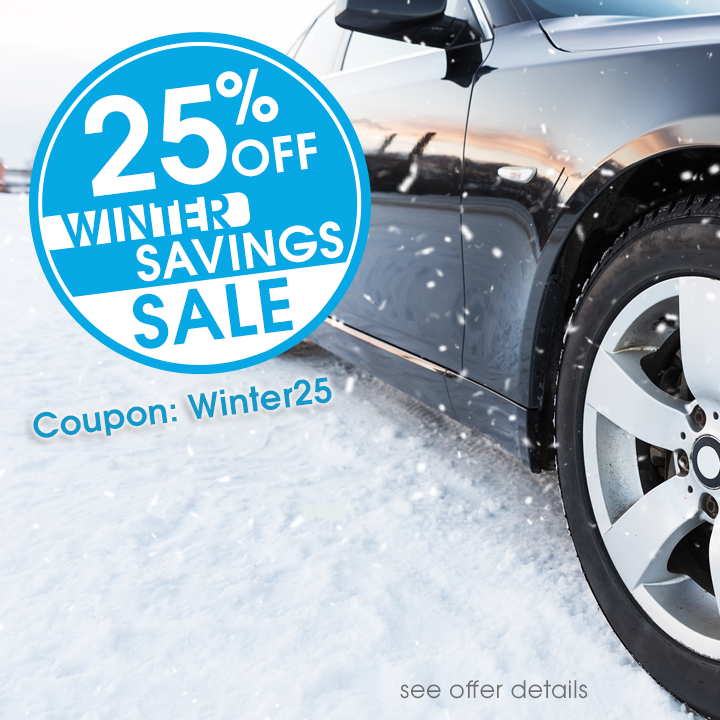 25% Off Winter Savings Sale - Coupon Winter25 - see offer details