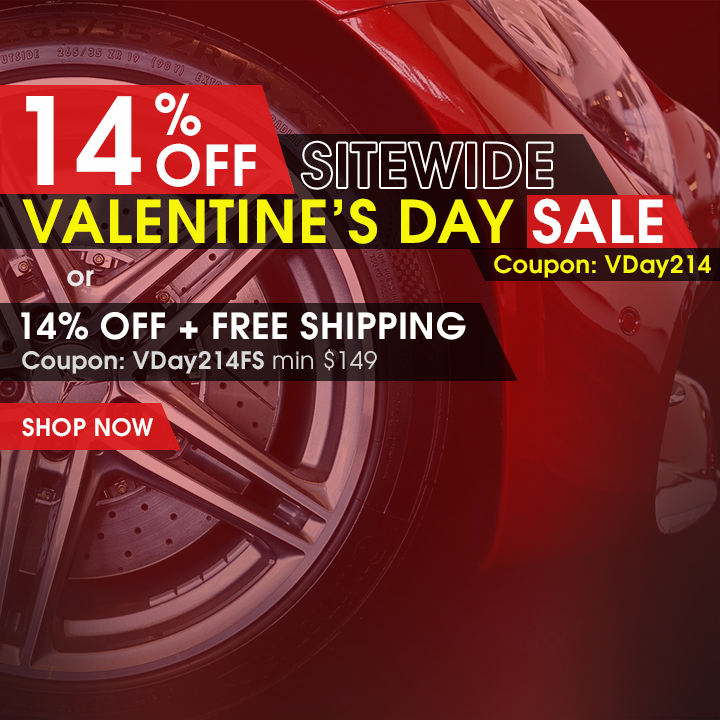14% Off Sitewide Valentine's Day Sale Coupon VDay214 or 14% Off Plus Free Shipping Coupon VDay214FS Min $149 - Shop Now
