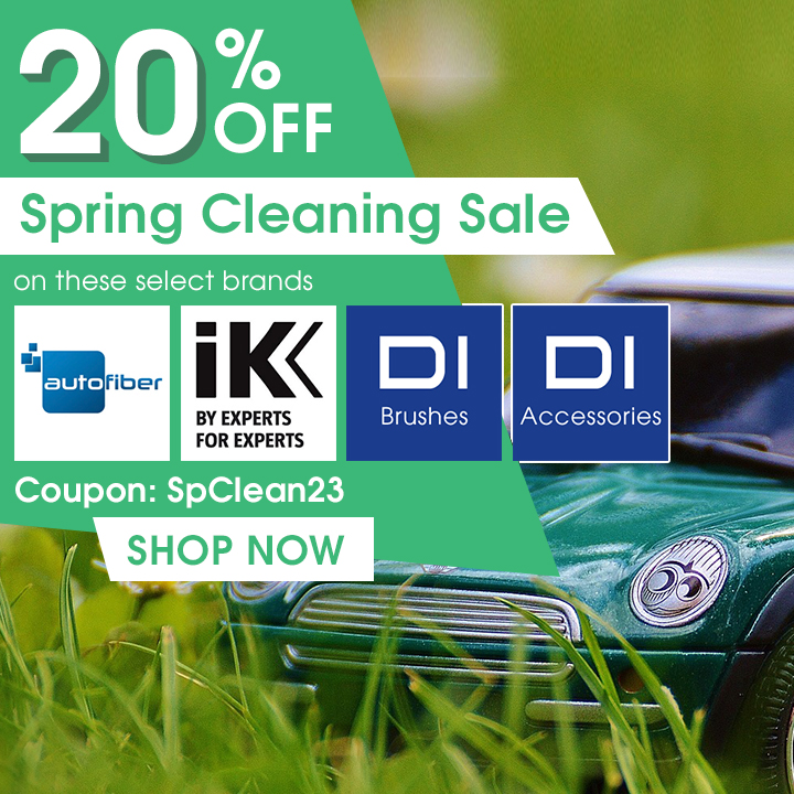 20% Off Spring Cleaning Sale On Autofiber, IK, DI Brushes, and DI Accessories - Coupon SpClean23 - Shop Now