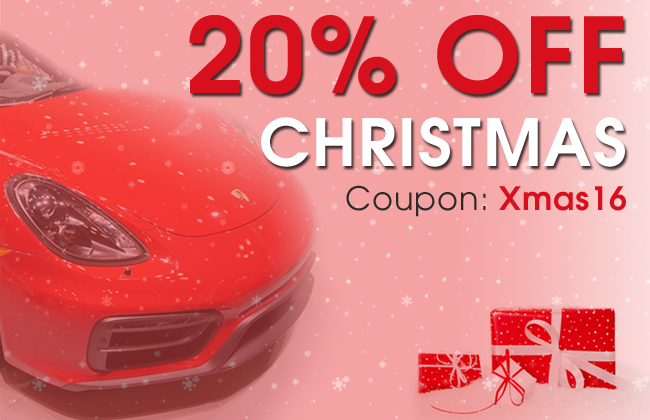 20% Off Christmas - Coupon: Xmas16