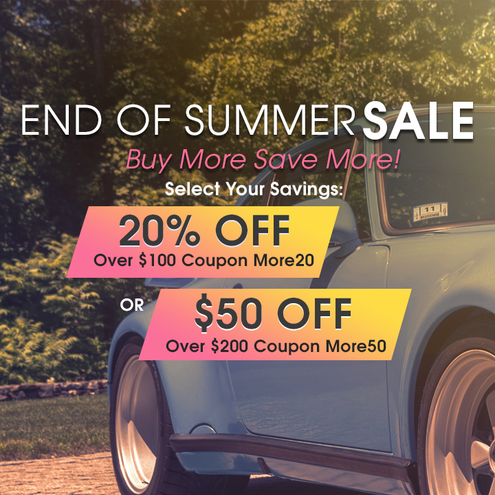 End of Summer Sale: Buy More Save More - Select Your Savings - 20% Off Over $100 Coupon More 20 or $50 Off Over $200 Coupon More50