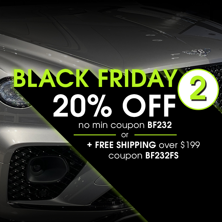 Black Friday 2 - 20% Off no min coupon BF232 or + Free Shipping over $199 coupon BF232FS