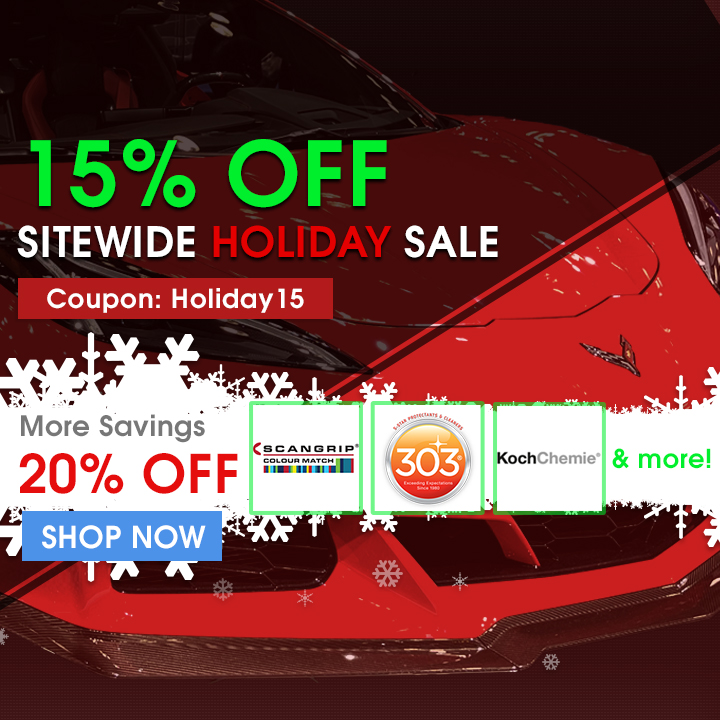 15% Off Sitewide Holiday Sale - Coupon Holiday15 - More Savings 20% Off Scangrip, 303, Koch Chemie, and more - Shop Now