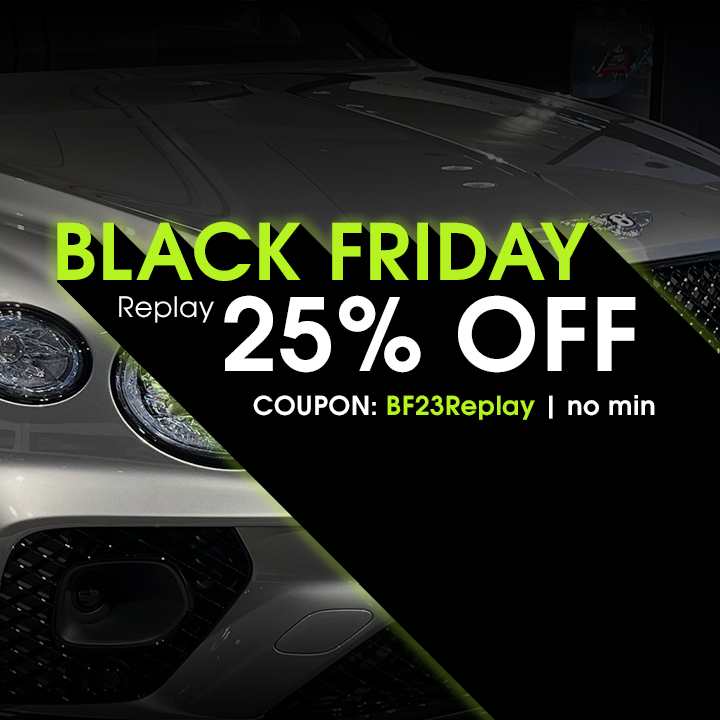 Black Friday Replay - 25% Off Coupon BF23Replay - No Min