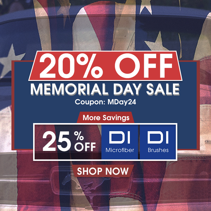 20% Off Memorial Day Sale Coupon MDay24 - More Savings 25% Off DI Microfiber and DI Brushes - Shop Now