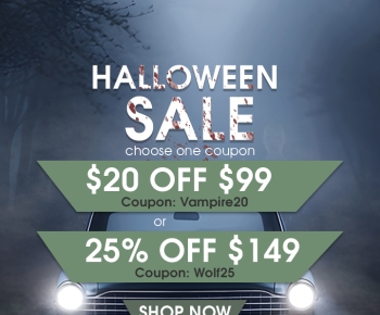 Halloween Sale 20 Off 99 or 25 Off 149