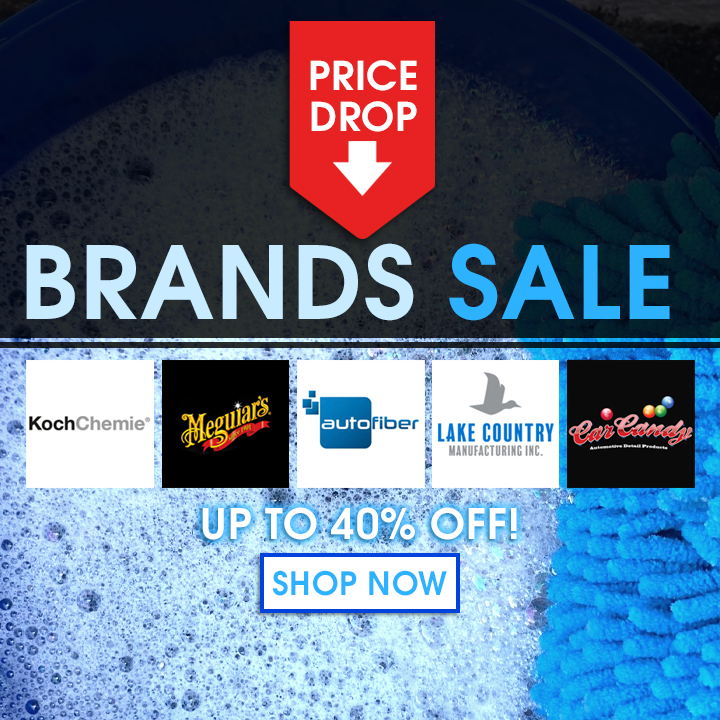 Price Drop Brands Sale - Koch Chemie, Meguiar's, Autofiber, Lake Country, and Car Candy - Up To 40% Off - Shop Now