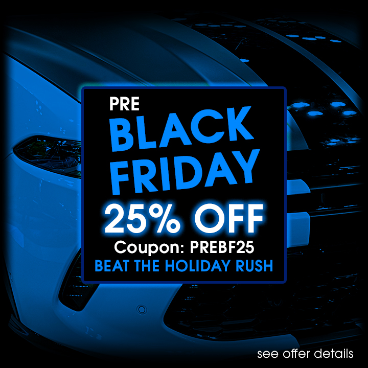 Pre-Black Friday 25% Off Coupon PREBF25 - Beat The Holiday Rush - see offer details