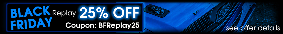 Black Friday Replay - 25% Off Coupon BFReplay25 - see offer details