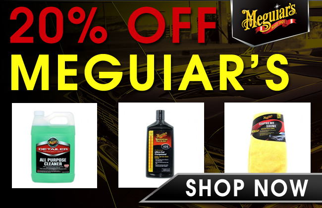 20% Off Meguiar's! Shop Now