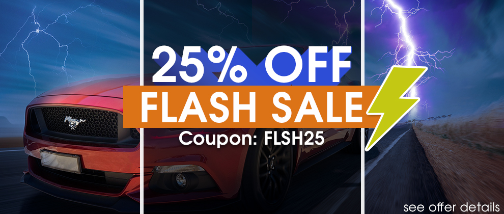 25% Off Flash Sale - Coupon FLSH25 - see offer details