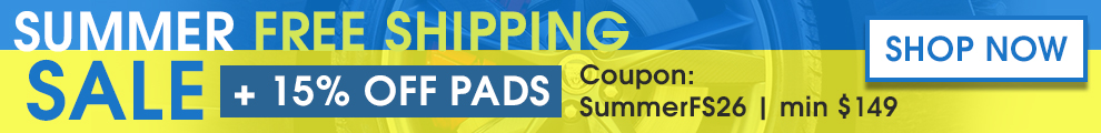 Summer Free Shipping Sale + 15% Off Pads - Coupon SummerFS26 - Min $149 - Shop Now