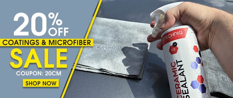 20% Off Coatings & Microfiber Sale - Coupon 20CM - Shop Now