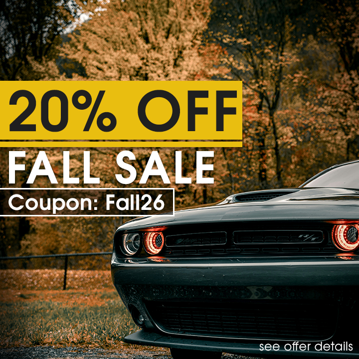 20% Off Fall Sale - Coupon Fall26 - see offer details