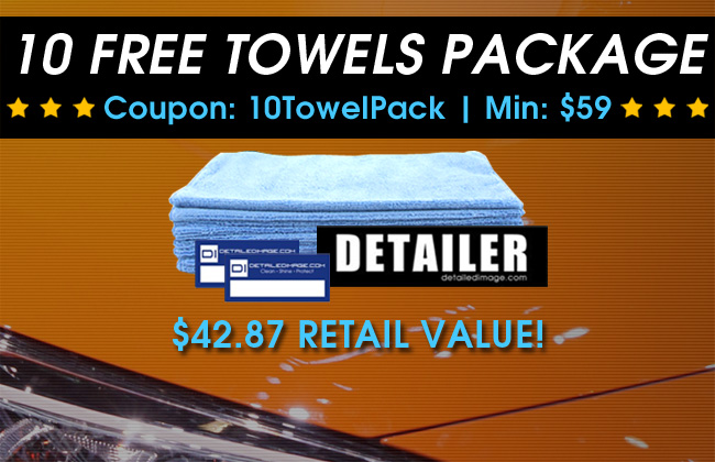 10 Free Towels Package - Coupon: 10TowelPack - Min: $59 - $42.97 Retail Value!