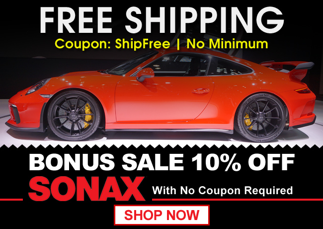 Free Shipping - Coupon: ShipFree - No Minimum - Bonus Sale 10% Off SONAX With No Coupon Code Required - Shop Now