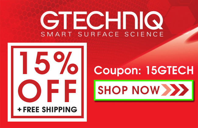 15% Off + Free Shipping On Gtechniq - Coupon: 15GTECH - Shop Now