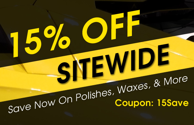 15% Off Sitewide - Save Now On Polishes, Waxes, & More - Coupon: 15Save
