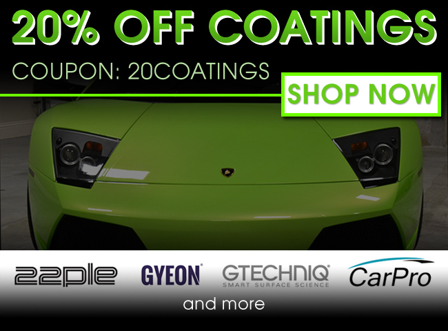 20% Off Coatings - Coupon: 20Coatings - Shop Now
