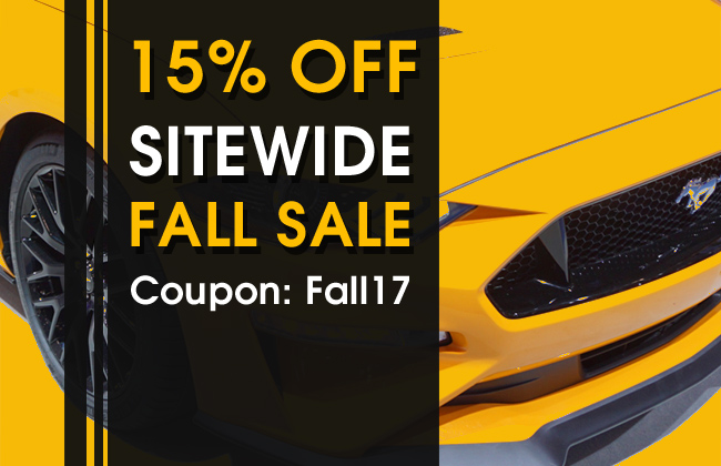 15% Off Sitewide Fall Sale - Coupon: Fall17