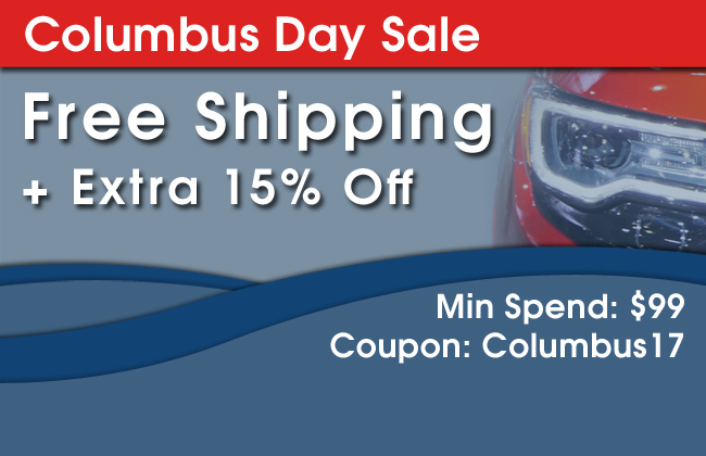 Columbus Day Sale - Free Shipping + Extra 15% Off - Min Spend: $99 - Coupon Code: Columbus17