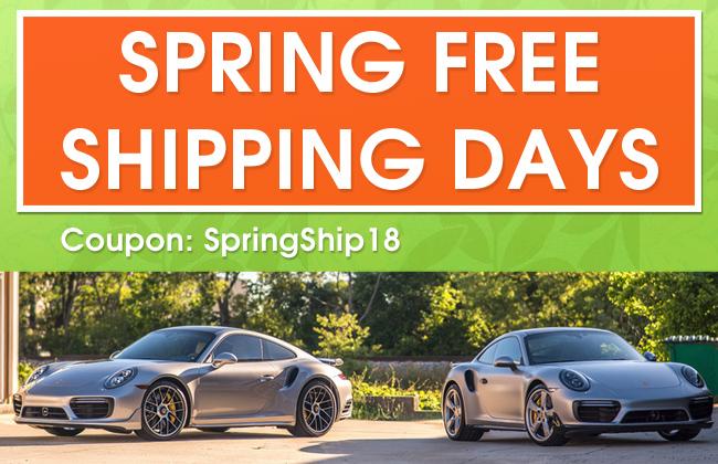 Spring Free Shipping Days - Coupon SpringShip18