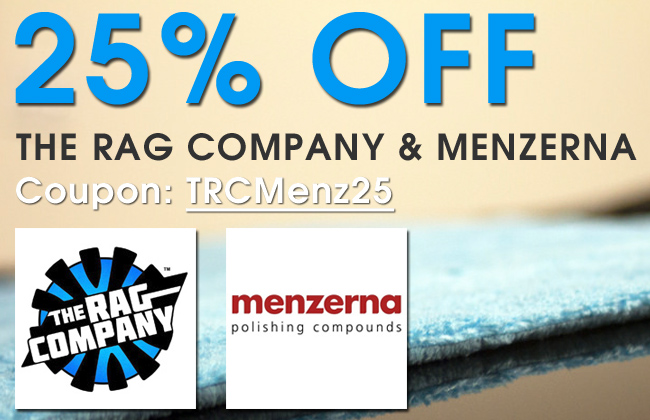 25% Off The Rag Company and Menzerna - Coupon TRCMenz25 - Shop Now