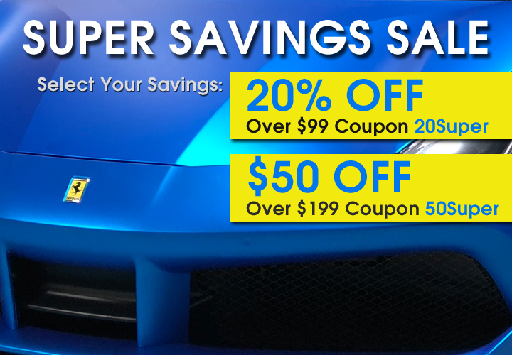 Super Savings Sale - Select Your Savings - 20% Off Over $99 Coupon 20Super - $50 Off Over $199 Coupon 50Super