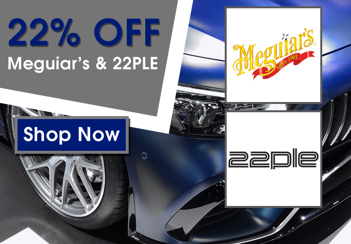 22% Off Meguiar's and 22PLE - Shop Now