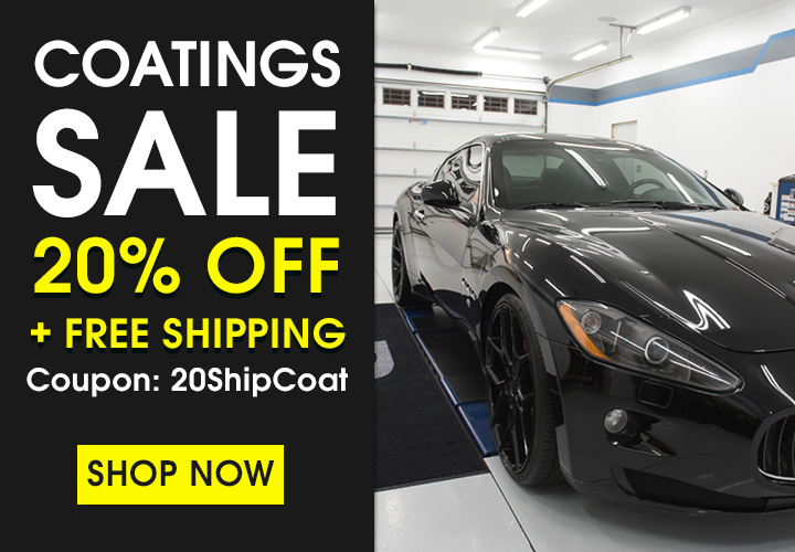 Coatings Sale - 20% Off + Free Shipping - Coupon 20ShipCoat - Shop Now