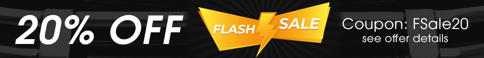  20% Off Flash Sale - Coupon FSale20 - see offer details