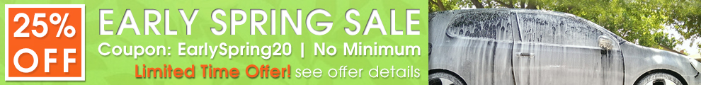 Early Spring Sale - 25% Off Coupon EarlySpring20 - Limited Time Offer - see offer details