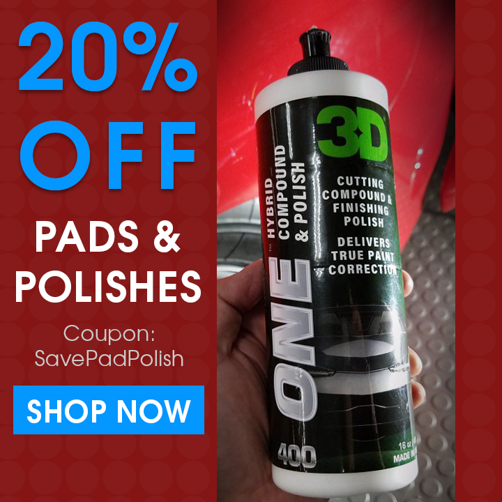 20% Off Pads and Polishes - Coupon SavePadPolish - Shop Now