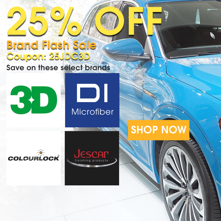 25% Off Brand Flash Sale - Coupon 25JDC3D - Save Now On 3D, DI Microfiber, Colourlock, & Jescar - Shop Now