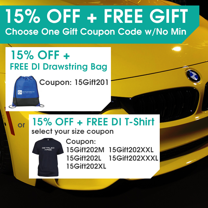 15% Off + Free Gift - Choose One Gift Coupon Code w/No Min - 15% Off + Free DI Drawstring Bag Coupon 15Gift201 - 15% Off + Free DI T-Shirt select your size coupon 15Gift202M 15Gift202L 15Gift202XL 15Gift202XXL 15Gift202XXXL