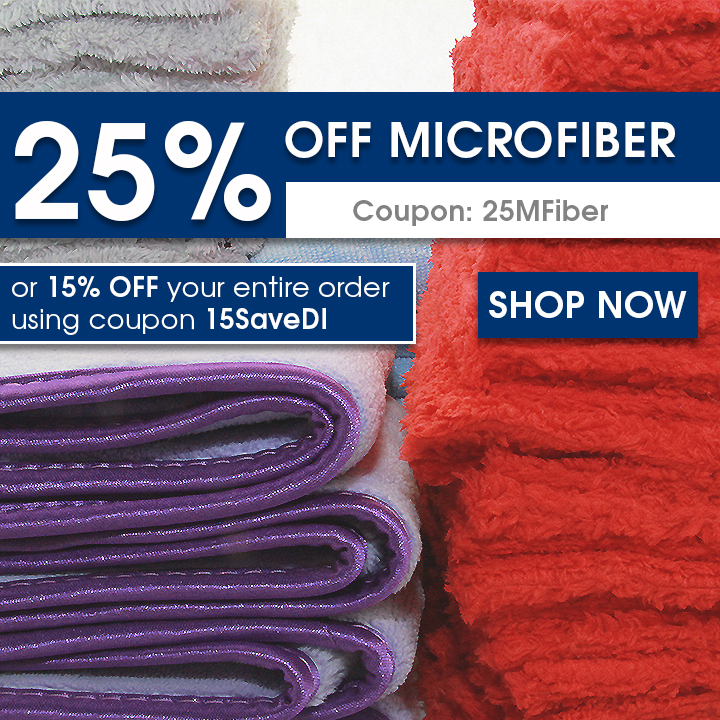 25% Off Microfiber - Coupon 25MFiber or 15% off your entire order using coupon 15SaveDI - Shop Now