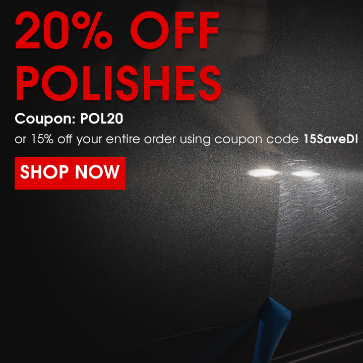 20% Off Polishes Coupon POL20 or 15% off your entire order using coupon code 15SaveDI - Shop Now
