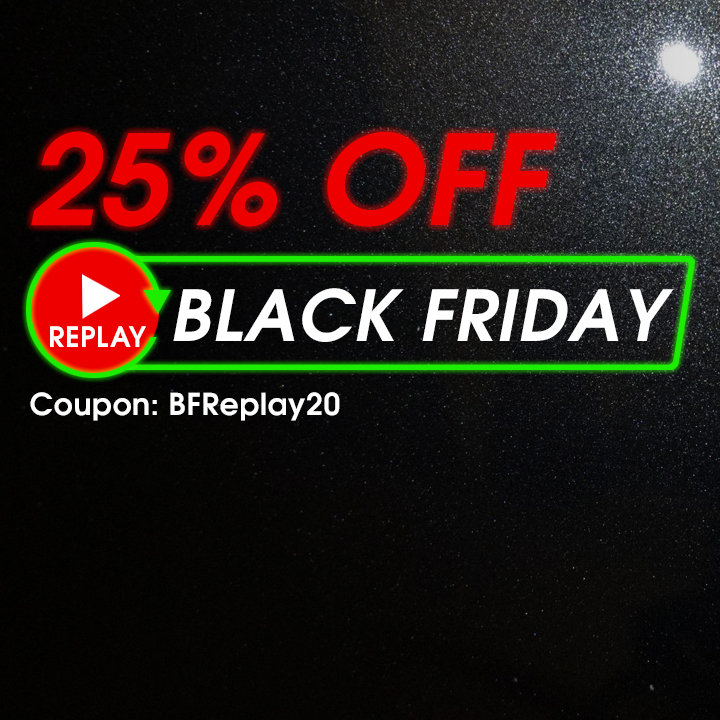 25% Off - Replay Black Friday - Coupon BFReplay20