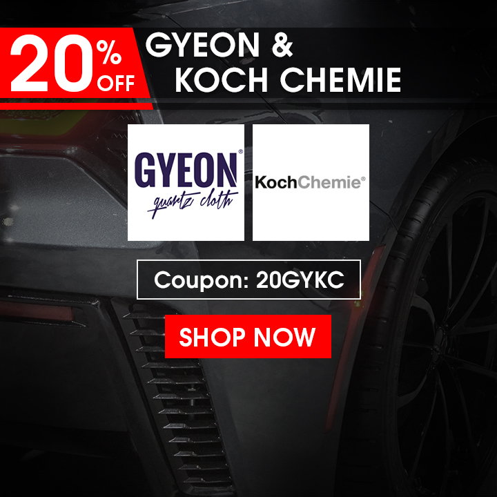 20% Off Gyeon and Koch Chemie - Coupon 20GYKC - Shop Now