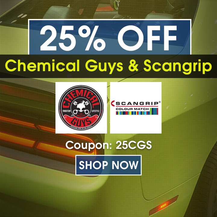 25% Off Chemical Guys & Scangrip - Coupon 25CGS - Shop Now