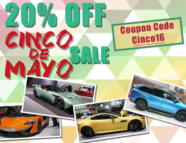 20% Off Cinco De Mayo Sale - Coupon Code Cinco16