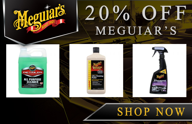 20% Off Meguiar's Products - Shop Now