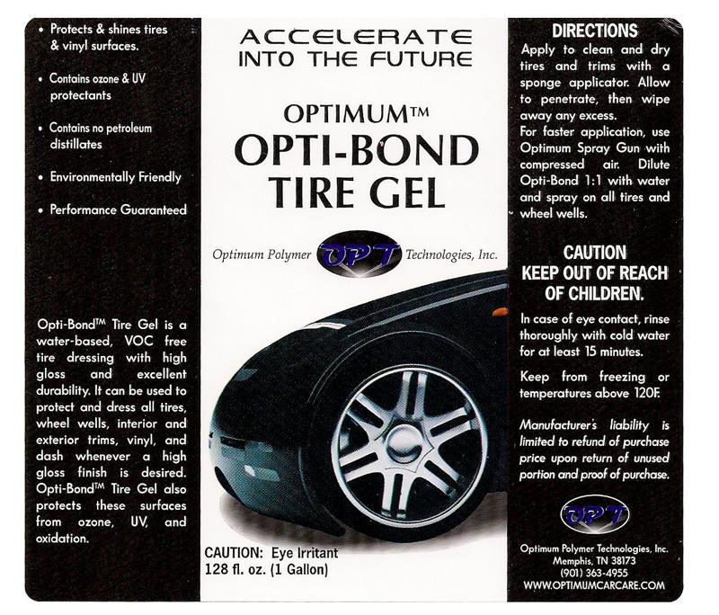 Optimum Tire Protection and Coating - 32 oz, New Formula
