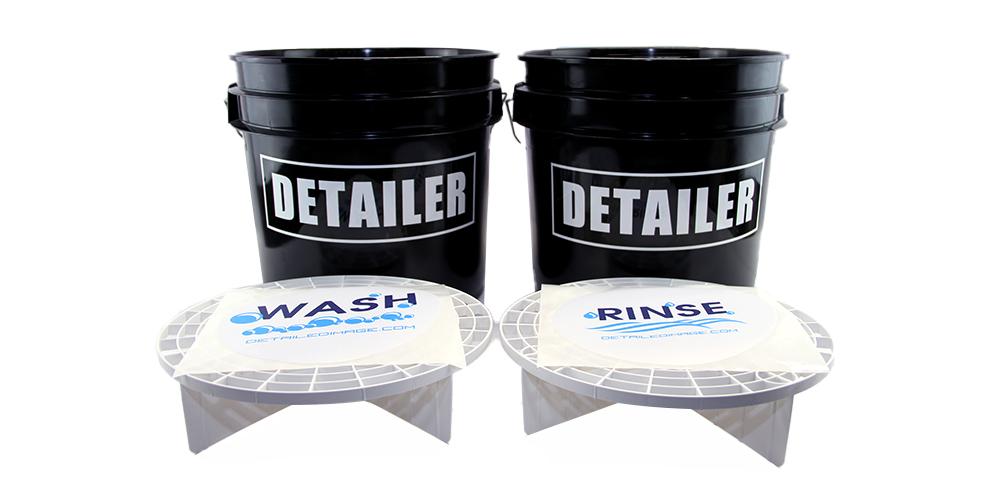 Detailer 3.5 Gallon Bucket & Grit Guard Kit