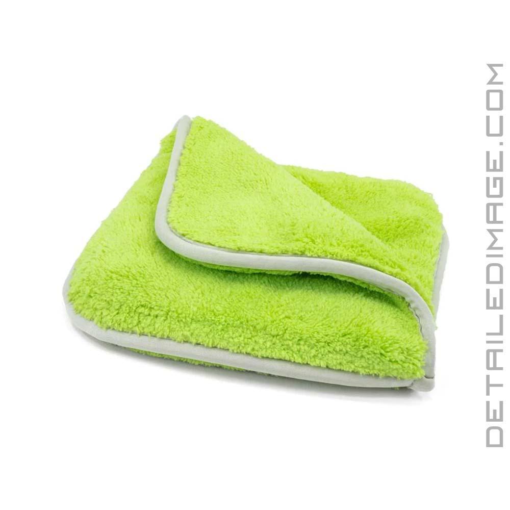 Autofiber Double Flip Rinseless Car Wash Towel Green - 8 x 8