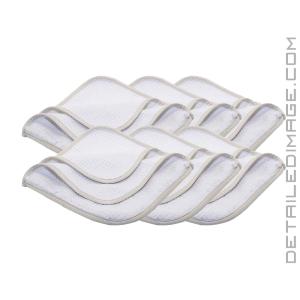 Autofiber Glass Flip Microfiber Waffle Window Towel 6 pack - 8" x 8"